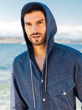 Load image into Gallery viewer, Camicia Cappuccio Denim