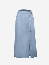 Load image into Gallery viewer, Long Denim Skirt