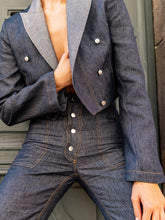 Load image into Gallery viewer, Cropped Denim Jacket