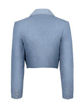 Load image into Gallery viewer, Cropped Denim Jacket