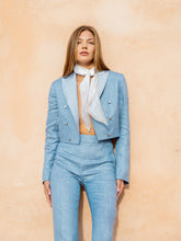 Load image into Gallery viewer, Cropped Denim Jacket