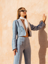 Load image into Gallery viewer, Cropped Denim Jacket