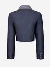 Load image into Gallery viewer, Cropped Denim Jacket