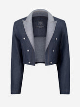 Load image into Gallery viewer, Cropped Denim Jacket