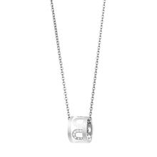 Load image into Gallery viewer, L'Arc de DAVIDOR Bead, 18k White Gold with Lacquered Ceramic and Colonnato Diamonds - DAVIDOR