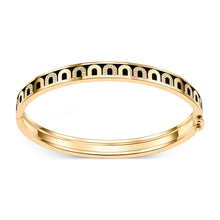 Load image into Gallery viewer, L'Arc de DAVIDOR Bangle PM, 18k Yellow Gold with Lacquered Ceramic and Colonnato Diamonds - DAVIDOR