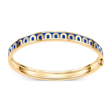 Load image into Gallery viewer, L'Arc de DAVIDOR Bangle PM, 18k Yellow Gold with Lacquered Ceramic and Colonnato Diamonds - DAVIDOR