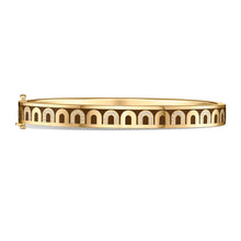Load image into Gallery viewer, L'Arc de DAVIDOR Bangle PM, 18k Yellow Gold with Lacquered Ceramic and Colonnato Diamonds - DAVIDOR