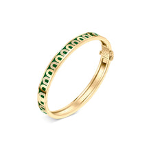 Load image into Gallery viewer, L'Arc de DAVIDOR Bangle PM, 18k Yellow Gold with Lacquered Ceramic and Colonnato Diamonds - DAVIDOR