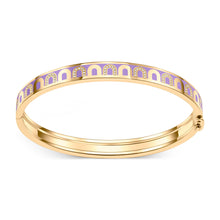 Load image into Gallery viewer, L'Arc de DAVIDOR Bangle PM, 18k Yellow Gold with Lacquered Ceramic and Colonnato Diamonds - DAVIDOR