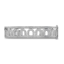 Load image into Gallery viewer, L'Arc Treille Bangle GM, 18k White Gold with Palais Diamonds - DAVIDOR