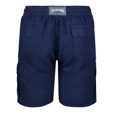 Load image into Gallery viewer, Linen Bermuda Shorts Cargo Pockets