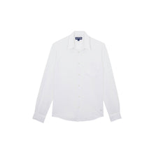 Load image into Gallery viewer, Linen and Cotton Shirt Jacquard Turtle Monogram