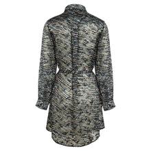 Load image into Gallery viewer, Silk Shirt Dress Pearl
