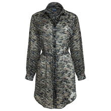 Load image into Gallery viewer, Silk Shirt Dress Pearl