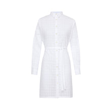 Load image into Gallery viewer, Cotton Shirt Dress Broderie Anglaise