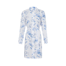 Load image into Gallery viewer, Viscose Shirt Dress Medusa and Shells