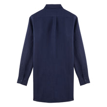 Load image into Gallery viewer, Linen Shirt Dress Solid