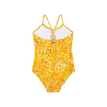 Load image into Gallery viewer, One-piece Swimsuit Palm Leaves