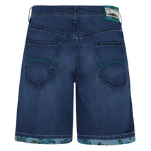 Load image into Gallery viewer, Denim Bermuda Shorts Tahiti Turtles