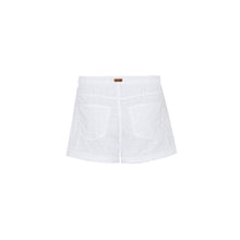 Load image into Gallery viewer, Cotton Bermuda Shorts Broderie Anglaise