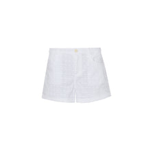 Load image into Gallery viewer, Cotton Bermuda Shorts Broderie Anglaise