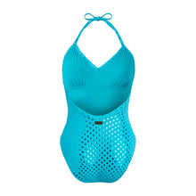 Load image into Gallery viewer, Halter One-piece Swimsuit Relief Sparkling