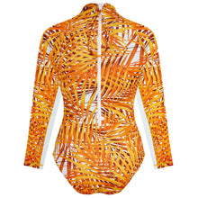 Load image into Gallery viewer, UV Protection One-piece Rashguard Palm Leaves