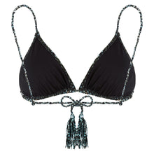 Load image into Gallery viewer, Rope Triangle Bikini Top Pearl