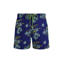 Load image into Gallery viewer, Swim trunks Embroidered Flowers Power