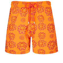 Load image into Gallery viewer, Swim Trunks Embroidered Poulpes Neon - Limited Edition