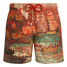 Load image into Gallery viewer, 360 Swim Trunks Sortie Du Port De St Tropez - Vilebrequin x Paul Signac