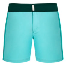 Load image into Gallery viewer, Stretch Swim Trunks Flat Belt Color Block