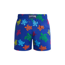 Load image into Gallery viewer, Stretch Swim Trunks Tortues Multicolores