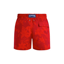 Load image into Gallery viewer, Stretch Short Swim Trunks Flower Power