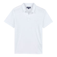 Load image into Gallery viewer, Linen Jersey Polo Solid