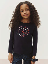 Load image into Gallery viewer, Tidjiane T-shirt with cherry print in organic cotton