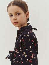 Load image into Gallery viewer, Milaine dress with Peter Pan collar in organic cotton twill