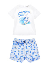 Load image into Gallery viewer, Organic cotton T-shirt and Bermuda shorts set