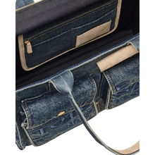 Load image into Gallery viewer, Marc Jacobs The Denim Suede Large Cargo Tote Bag Blue Women 2S6HTT005H02-427