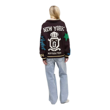 Load image into Gallery viewer, Marc Jacobs Varsity Knit Polo Black Women 2S6RTP050K24-267
