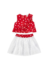 Load image into Gallery viewer, Poplin top and skirt set