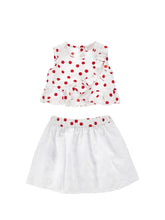 Load image into Gallery viewer, Poplin top and skirt set