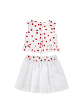 Load image into Gallery viewer, Poplin top and skirt set