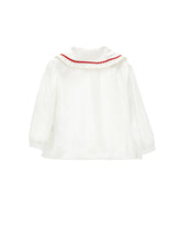 Load image into Gallery viewer, Shirt with embroidered collar and red details