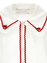 Load image into Gallery viewer, Shirt with embroidered collar and red details