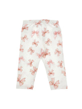 Load image into Gallery viewer, Printed bow leggings