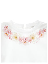 Load image into Gallery viewer, T-shirt with embroidered flowers