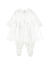 Load image into Gallery viewer, Cotton tulle and bows romper