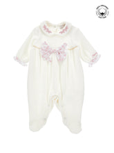 Load image into Gallery viewer, Embroidered bow jumpsuit